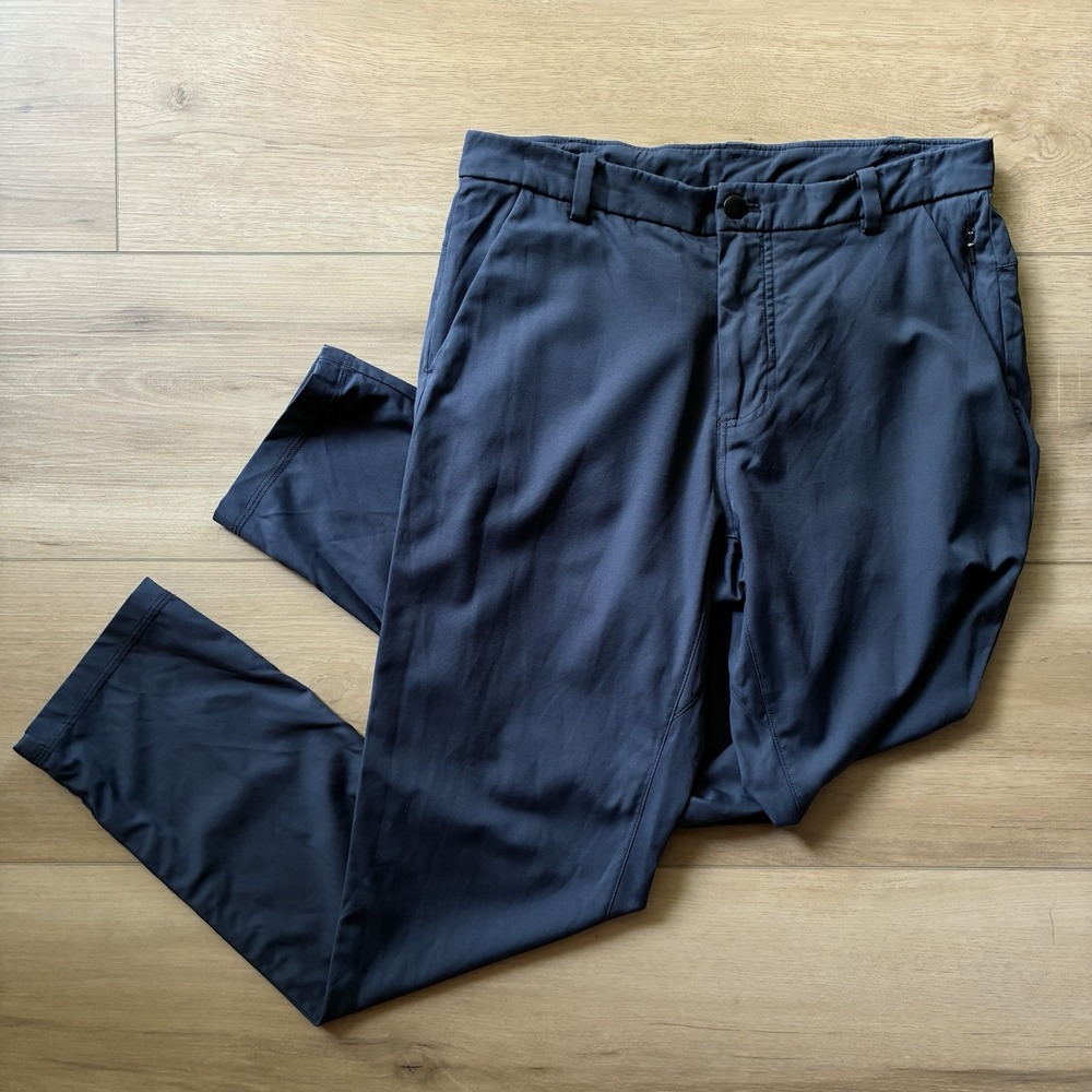 Lululemon Performance Chino Stretch 5 Pocket E40416 Navy Pants Mens 30 30x30